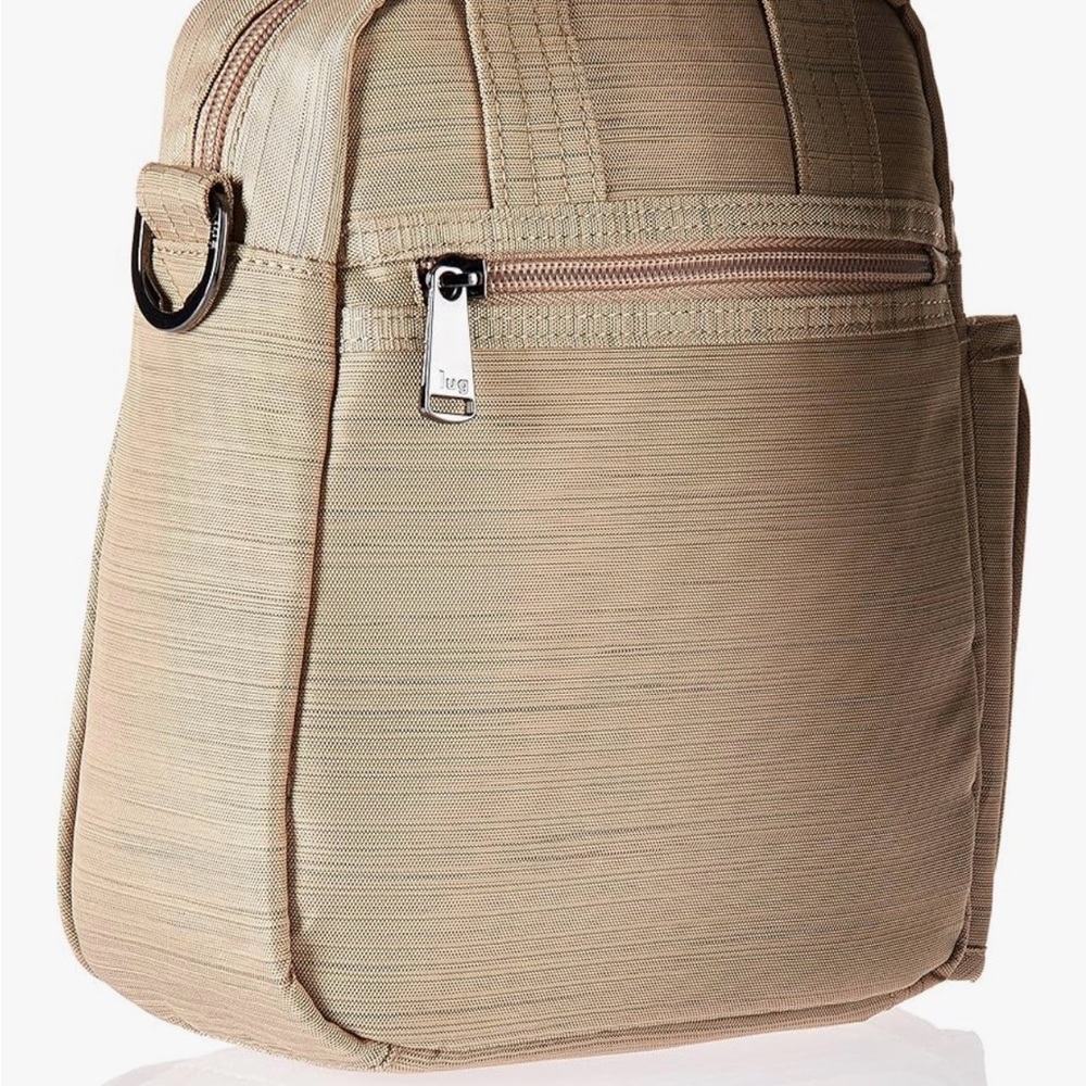 Lug Quilted Crossbody Bag in Beige - Picture 2 of 7